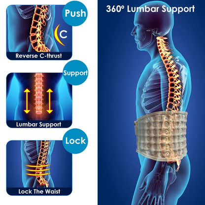 Spinal Air Traction Belt with (Manual Air Pump)